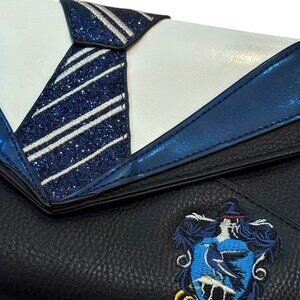 Harry Potter Ravenclaw Tie-Themed Chain Purse Faux Leather Danielle Nicole